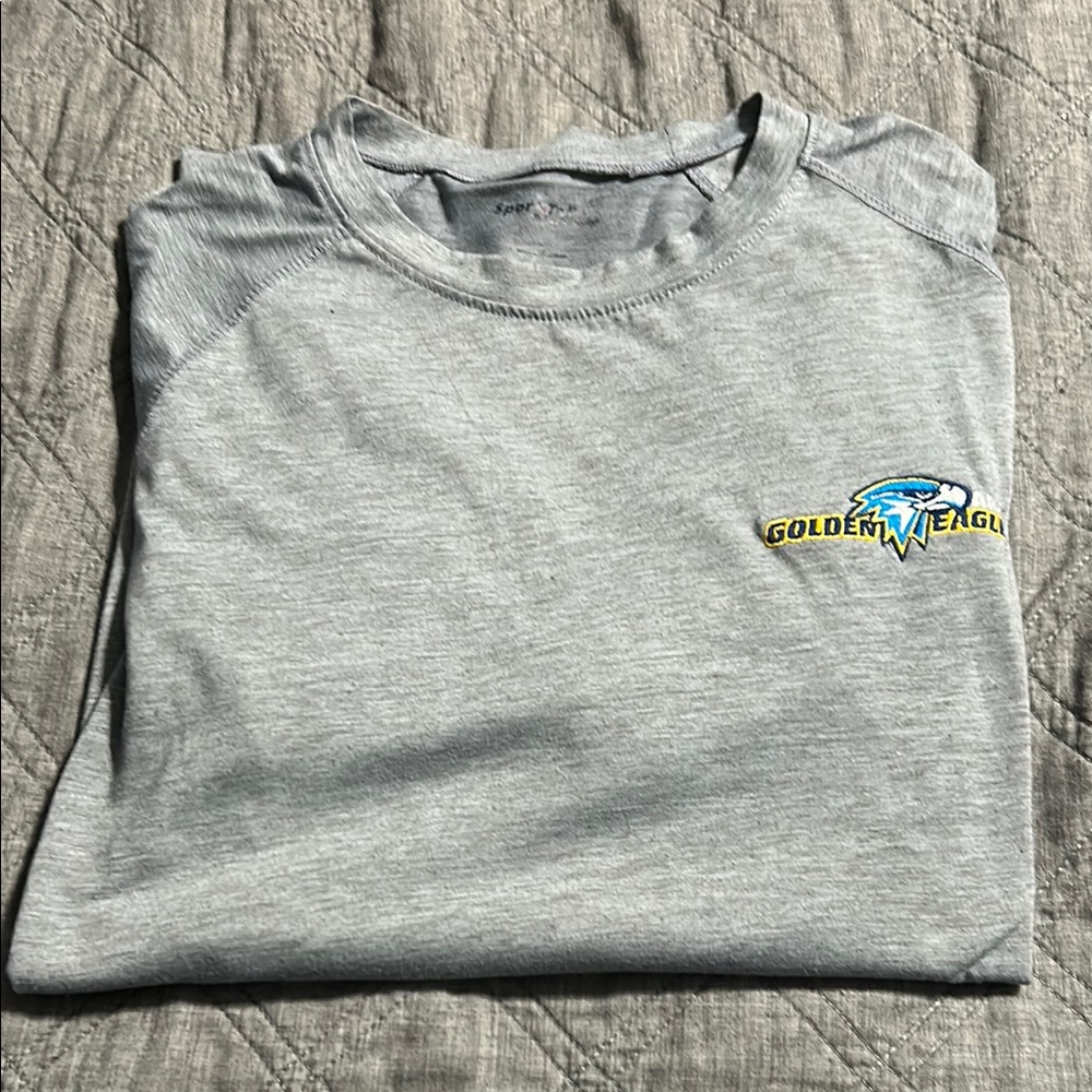 Men’s short sleeve T-shirt from American Military University